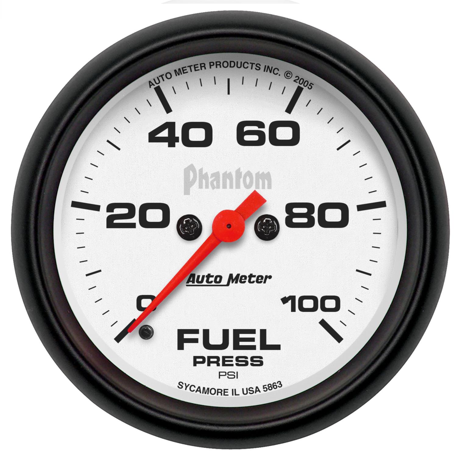 AutoMeter Phantom Analog Gauges 5863