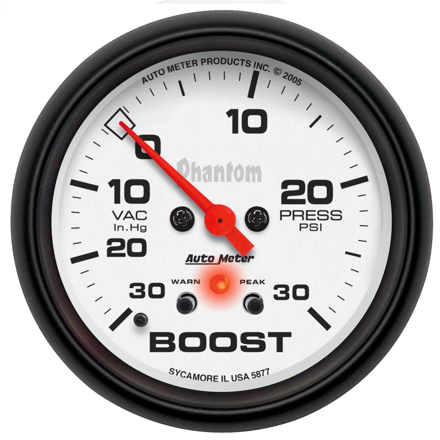 AutoMeter Phantom Analog Gauges 5877