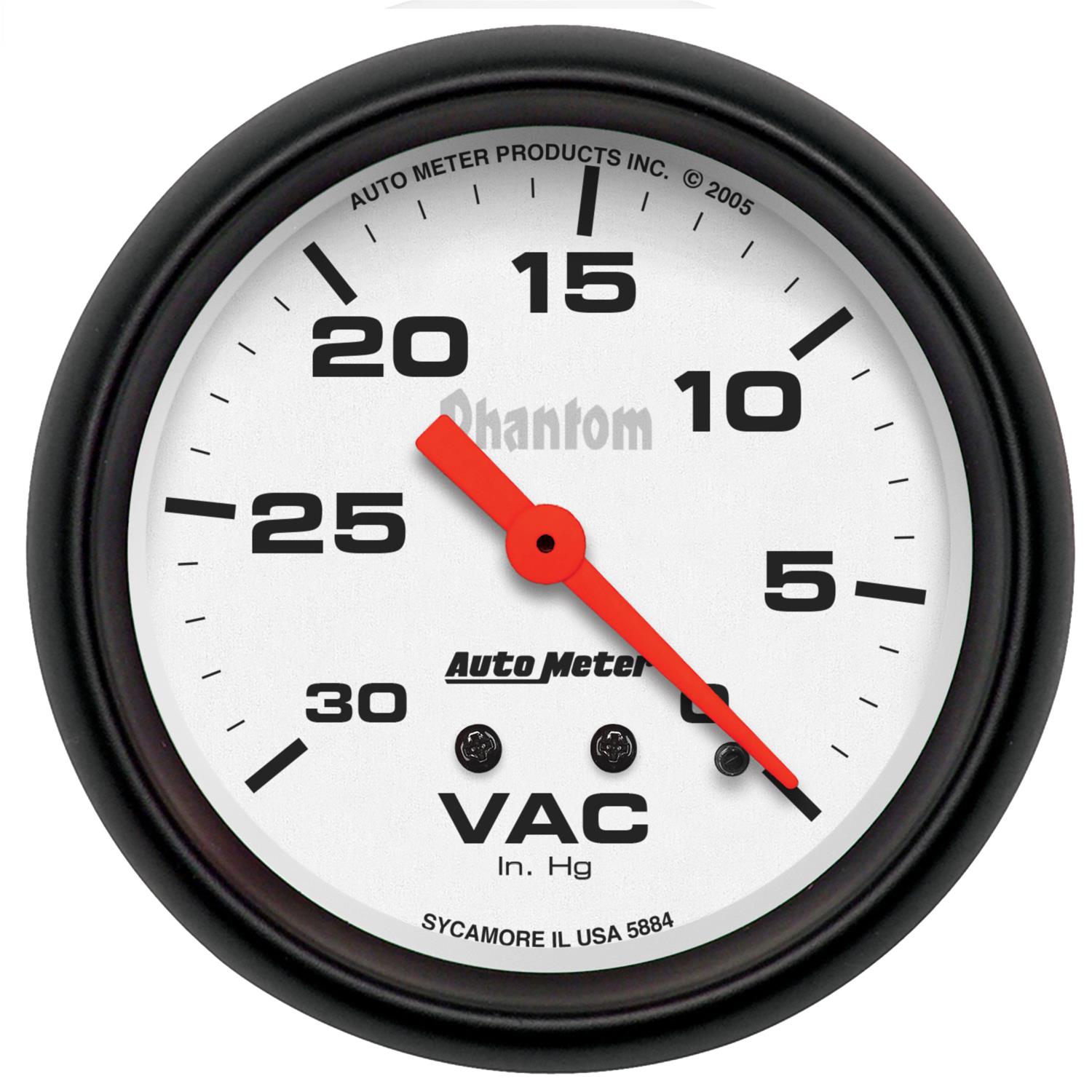 AutoMeter Phantom Analog Gauges 5884