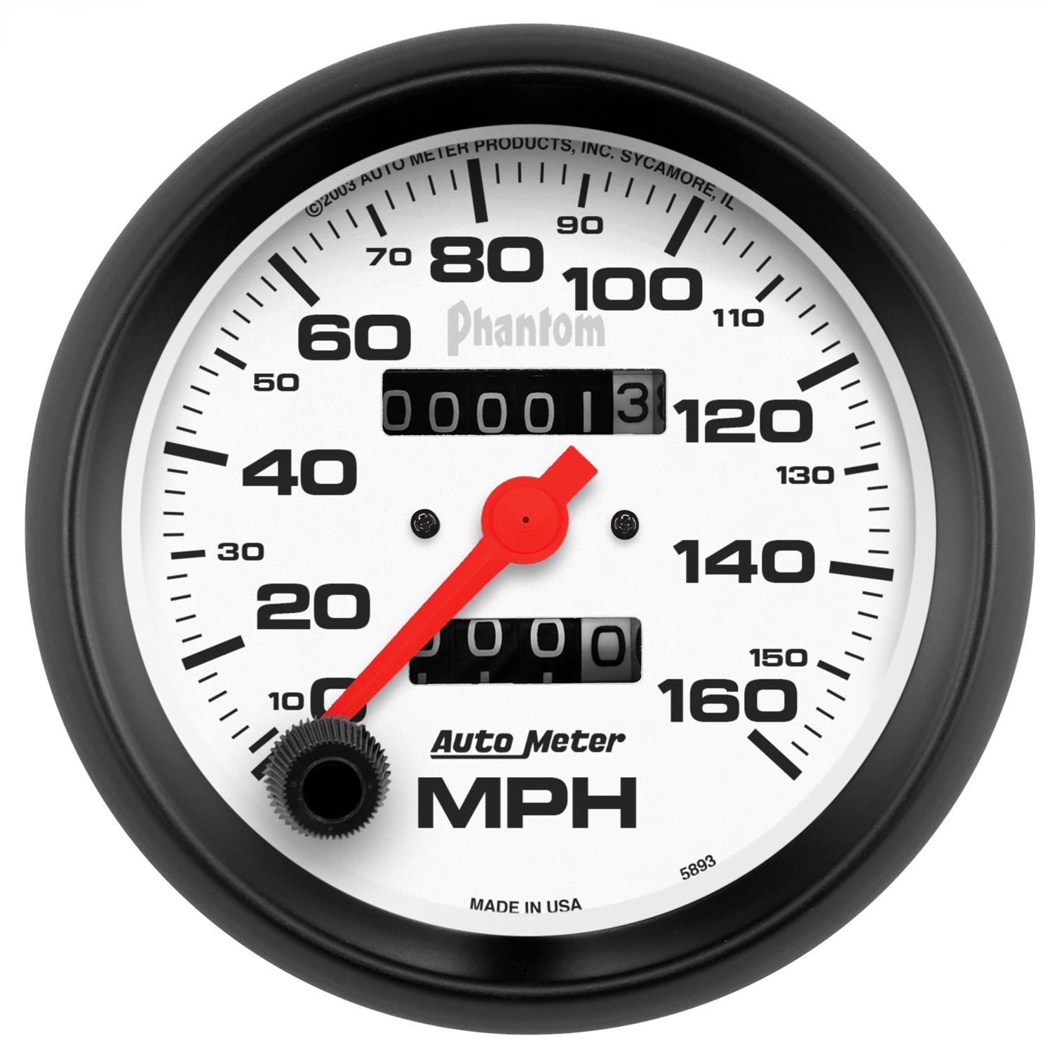 AutoMeter Phantom Series Speedometers 5893