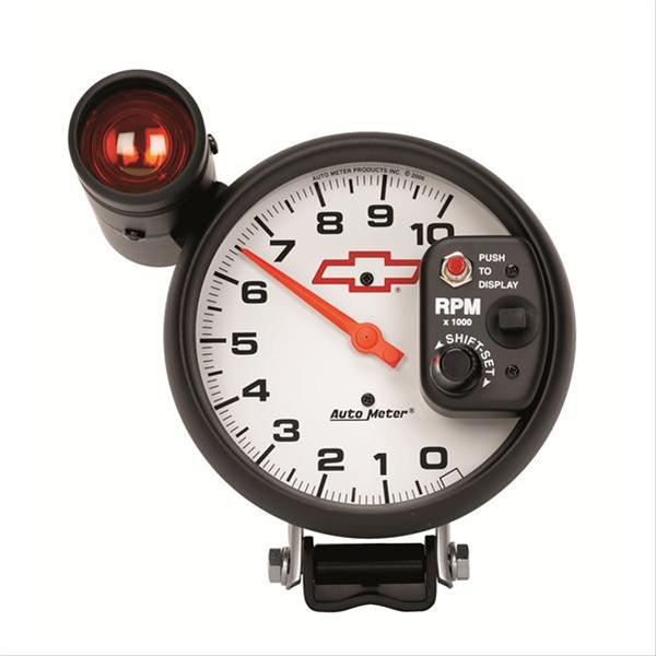 AutoMeter Phantom Monster Shift-Lite Chevy Bowtie Tachometers 5899-00406