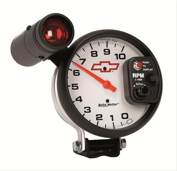 AutoMeter Phantom Monster Shift-Lite Chevy Bowtie Tachometers 5899-00406