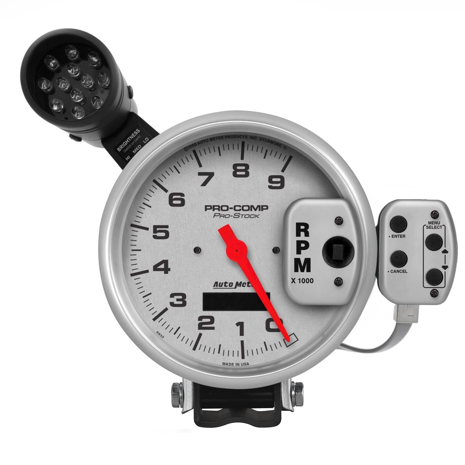AutoMeter Pro-Comp Silver Pro Stock Tachometers 6832