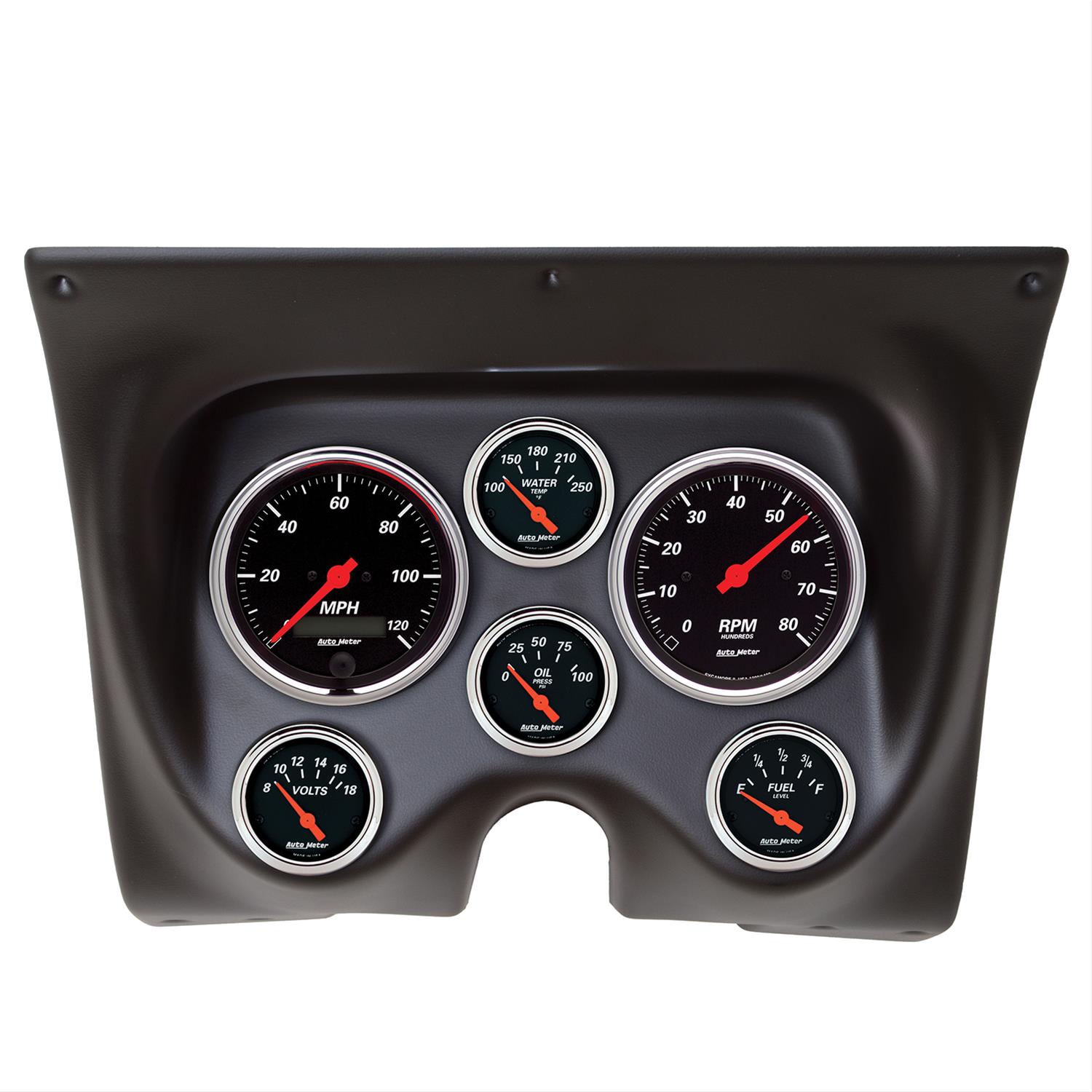 AutoMeter Designer Black Instrument Clusters 7020-DB