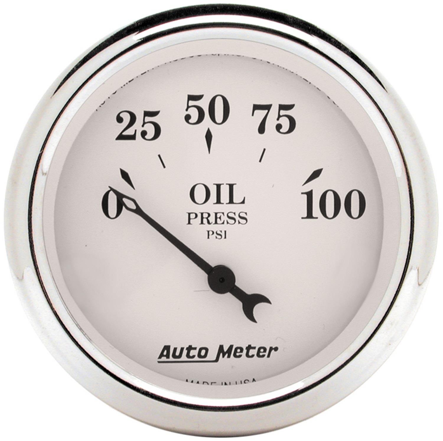 AutoMeter Old Tyme White Series Instrument Clusters 7055-OTW