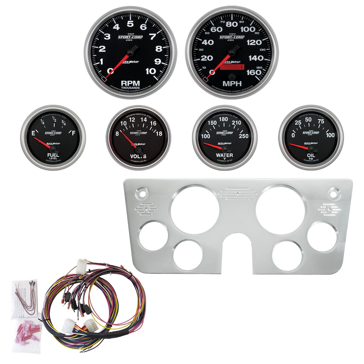AutoMeter Sport-Comp II Instrument Clusters 7045-12