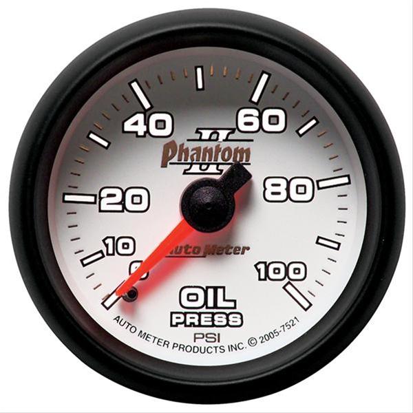 AutoMeter Phantom II Analog Gauges 7521