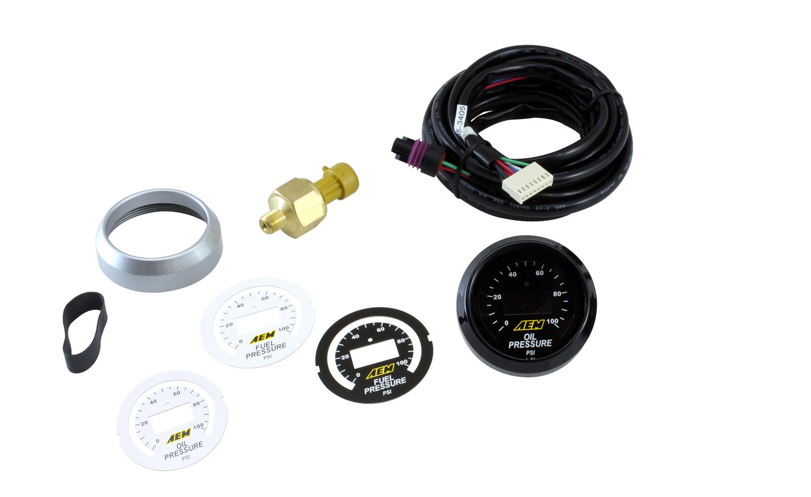 AEM Electronics Digital Display Gauges 30-4401