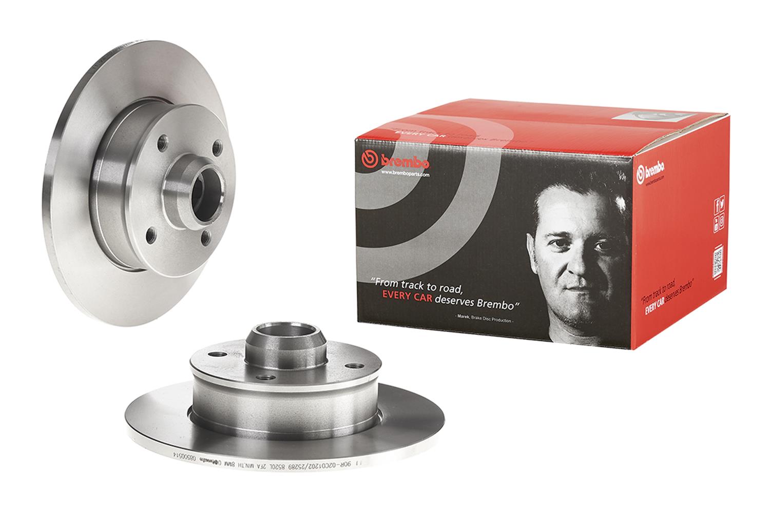 Brembo Premium UV Coated Brake Rotors 08.5005.14