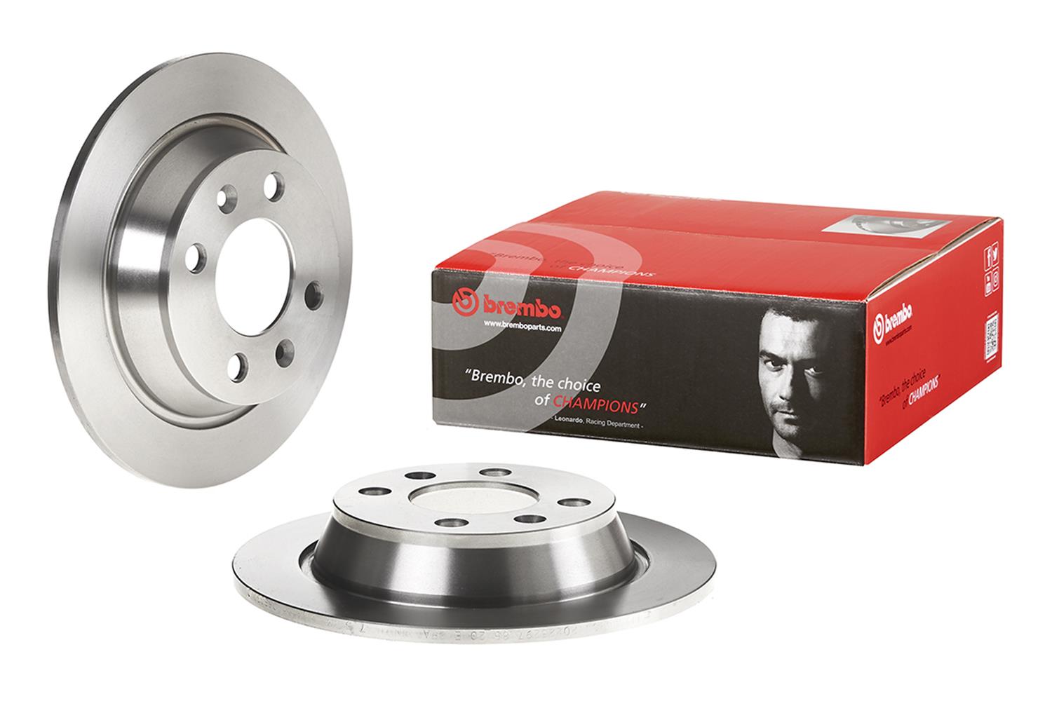 Brembo Premium UV Coated Brake Rotors 08.5037.10