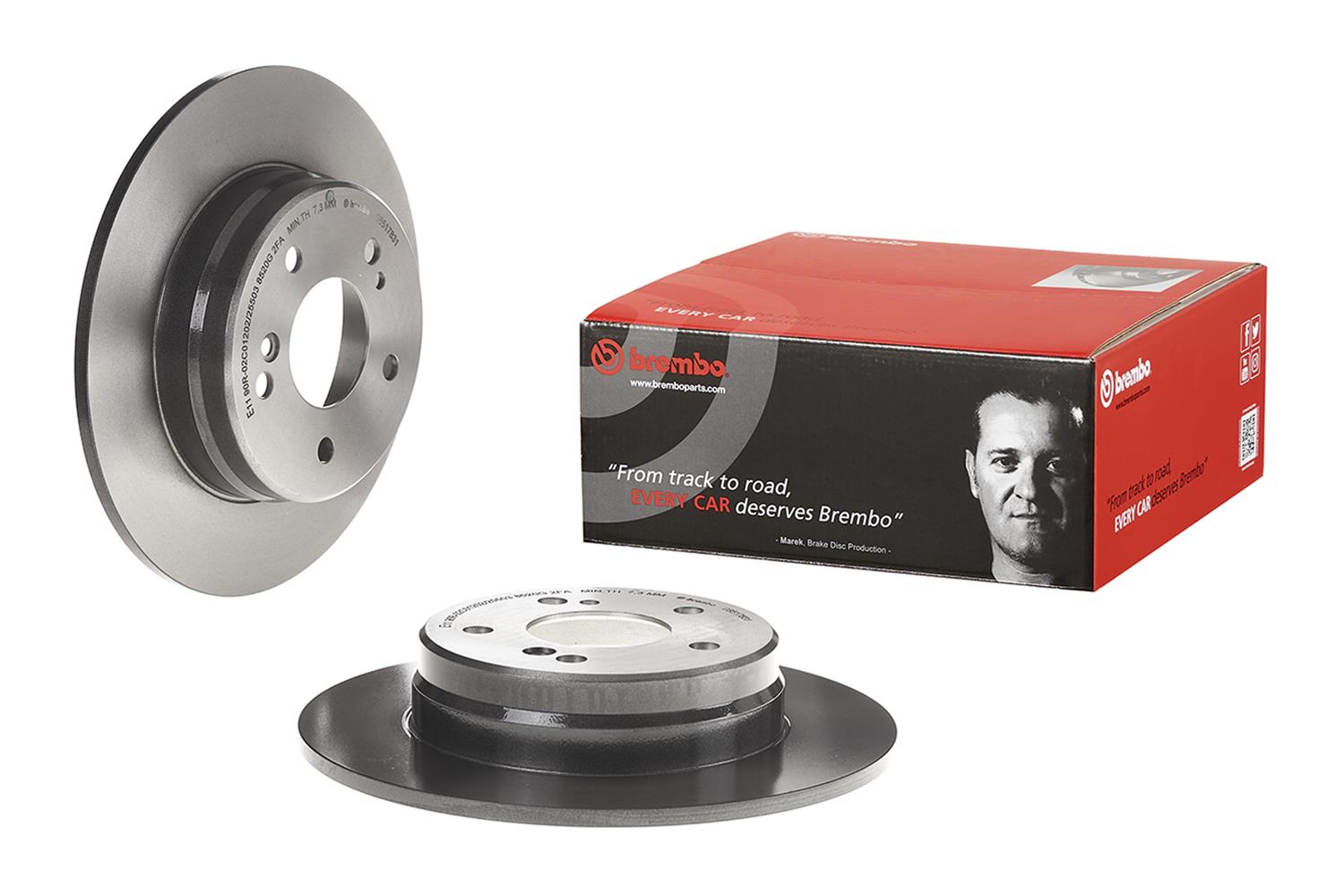 Brembo Premium UV Coated Brake Rotors 08.5178.31