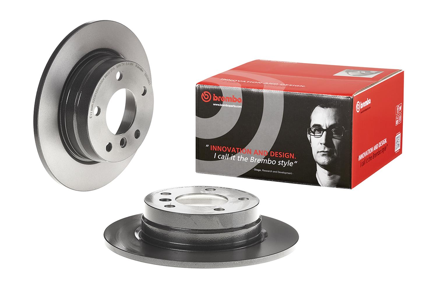 Brembo Premium UV Coated Brake Rotors 08.5366.21