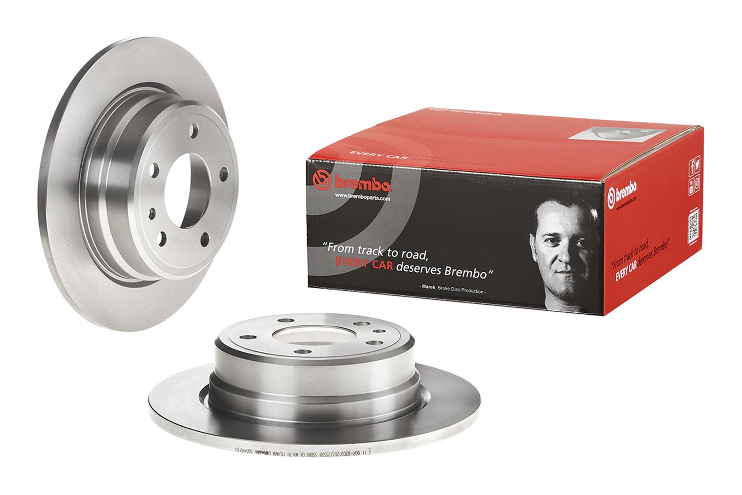 Brembo Premium UV Coated Brake Rotors 08.5442.10
