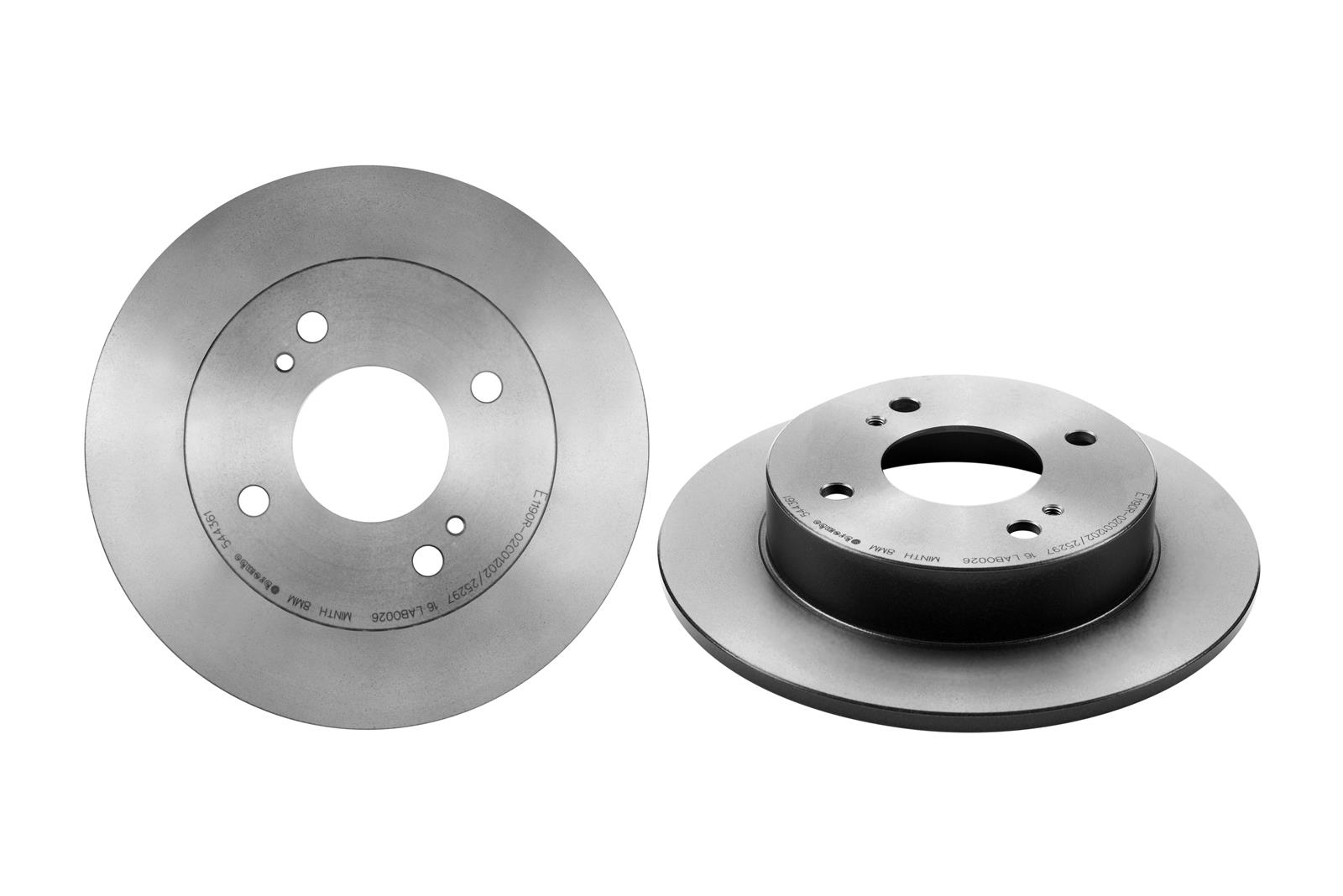 Brembo Premium UV Coated Brake Rotors 08.5443.61