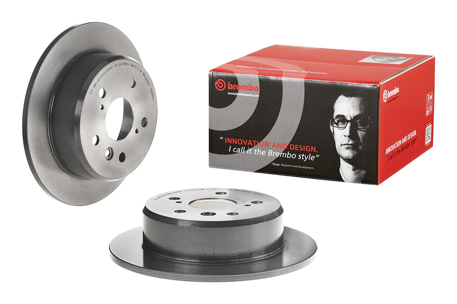 Brembo Premium UV Coated Brake Rotors 08.5625.21