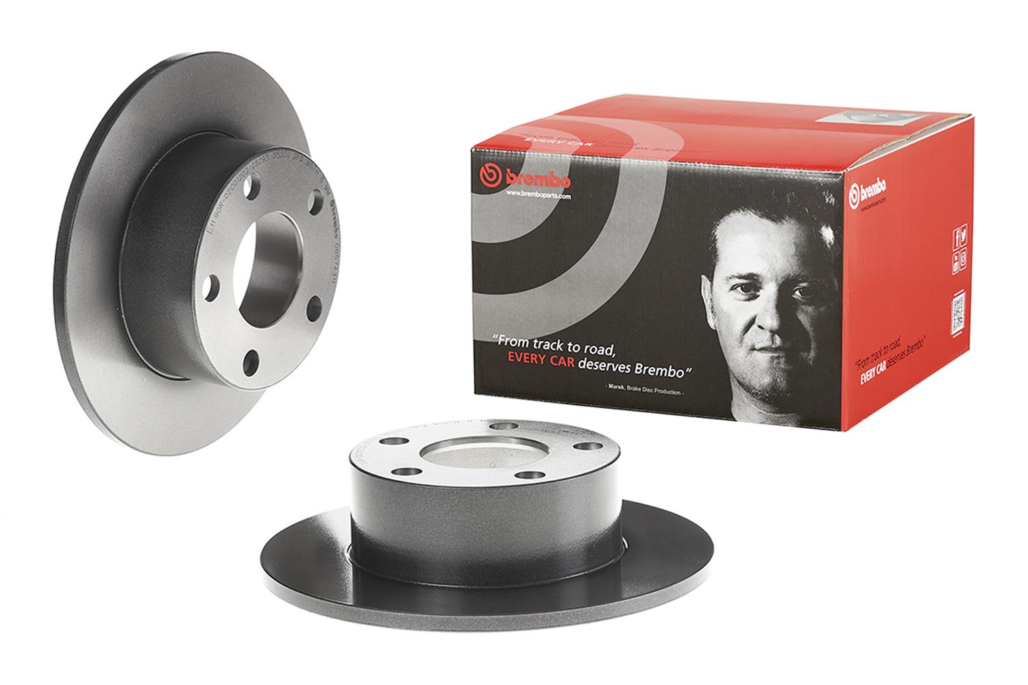 Brembo Premium UV Coated Brake Rotors 08.5743.11