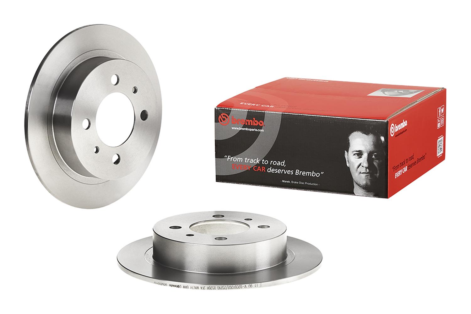 Brembo Premium UV Coated Brake Rotors 08.6899.10