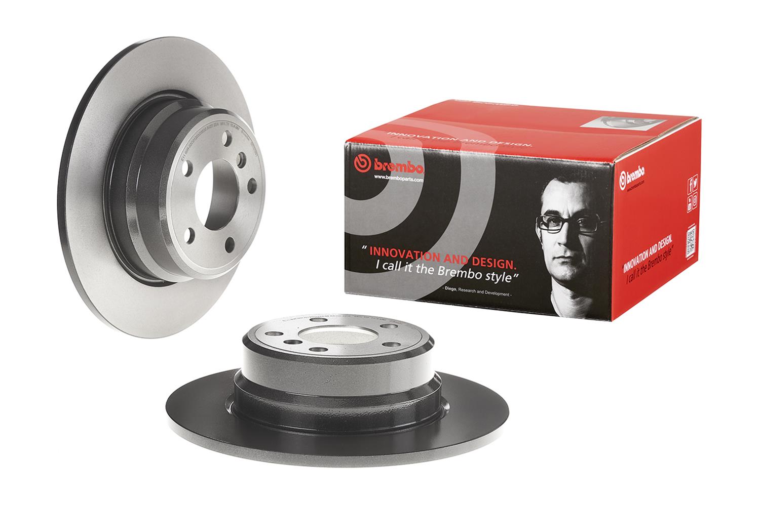 Brembo Premium UV Coated Brake Rotors 08.7019.81