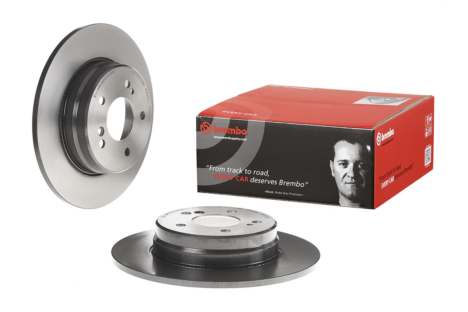 Brembo Premium UV Coated Brake Rotors 08.7211.21