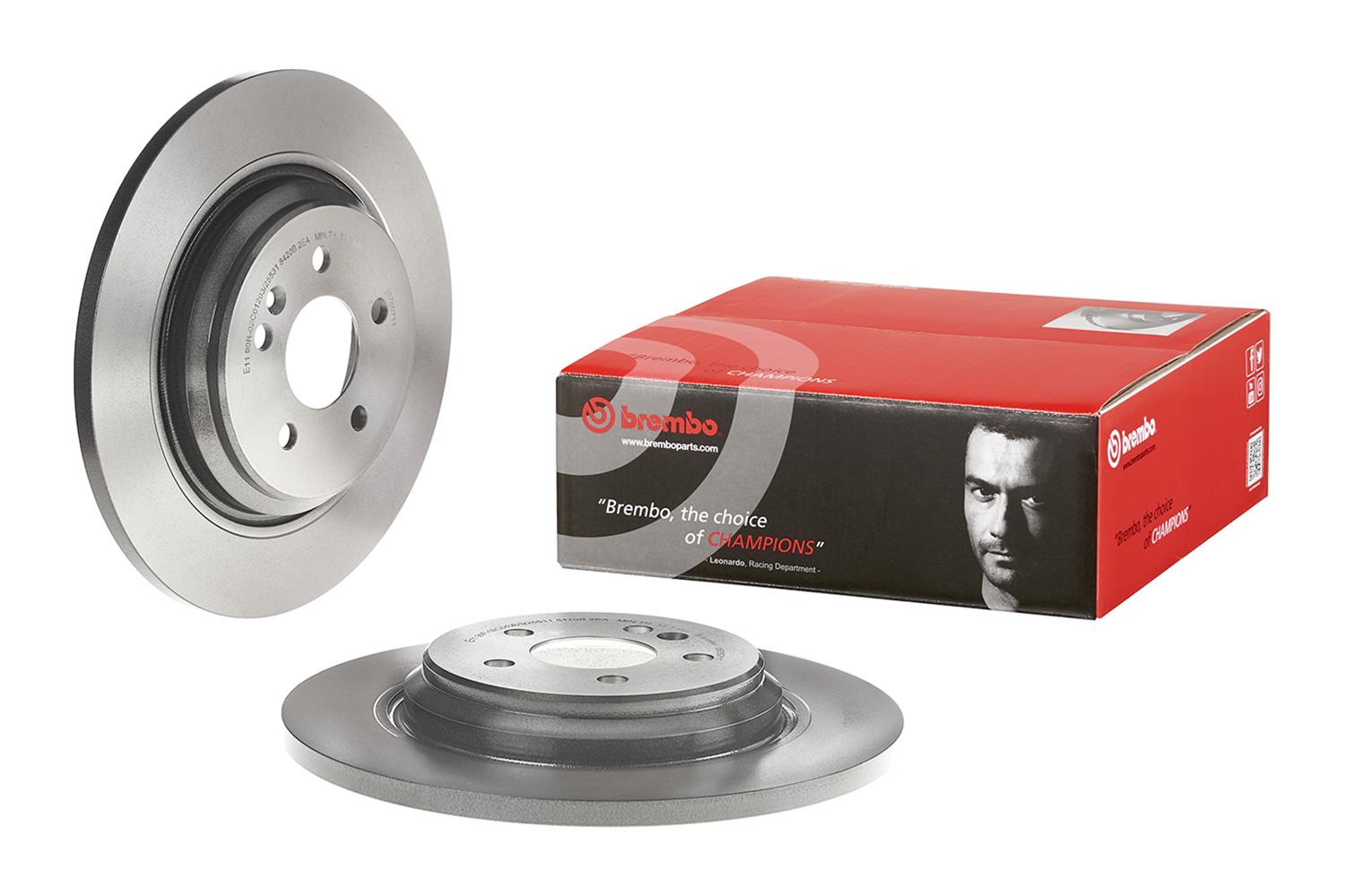 Brembo Premium UV Coated Brake Rotors 08.7607.11