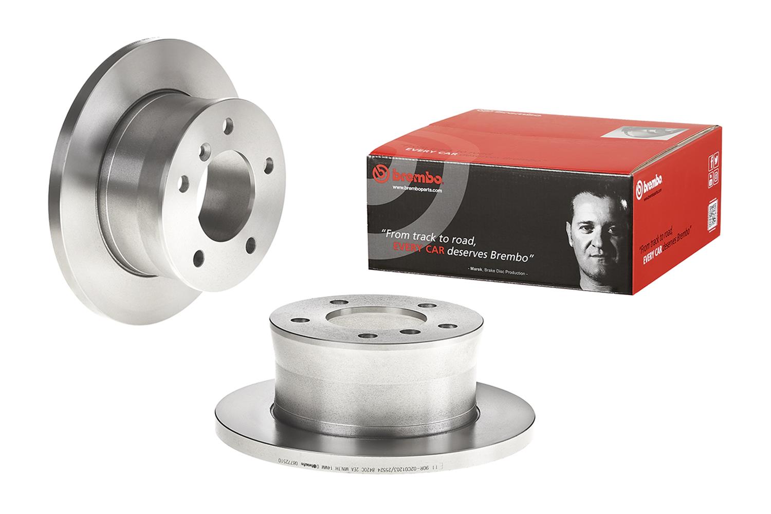 Brembo Premium UV Coated Brake Rotors 08.7725.10