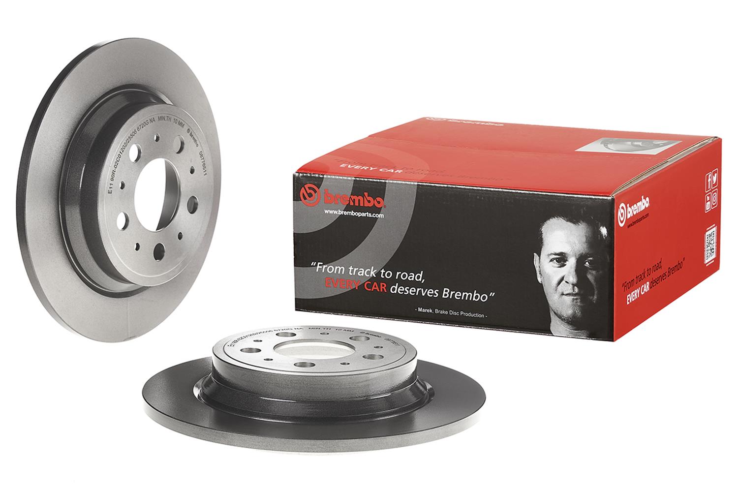 Brembo Premium UV Coated Brake Rotors 08.7765.11