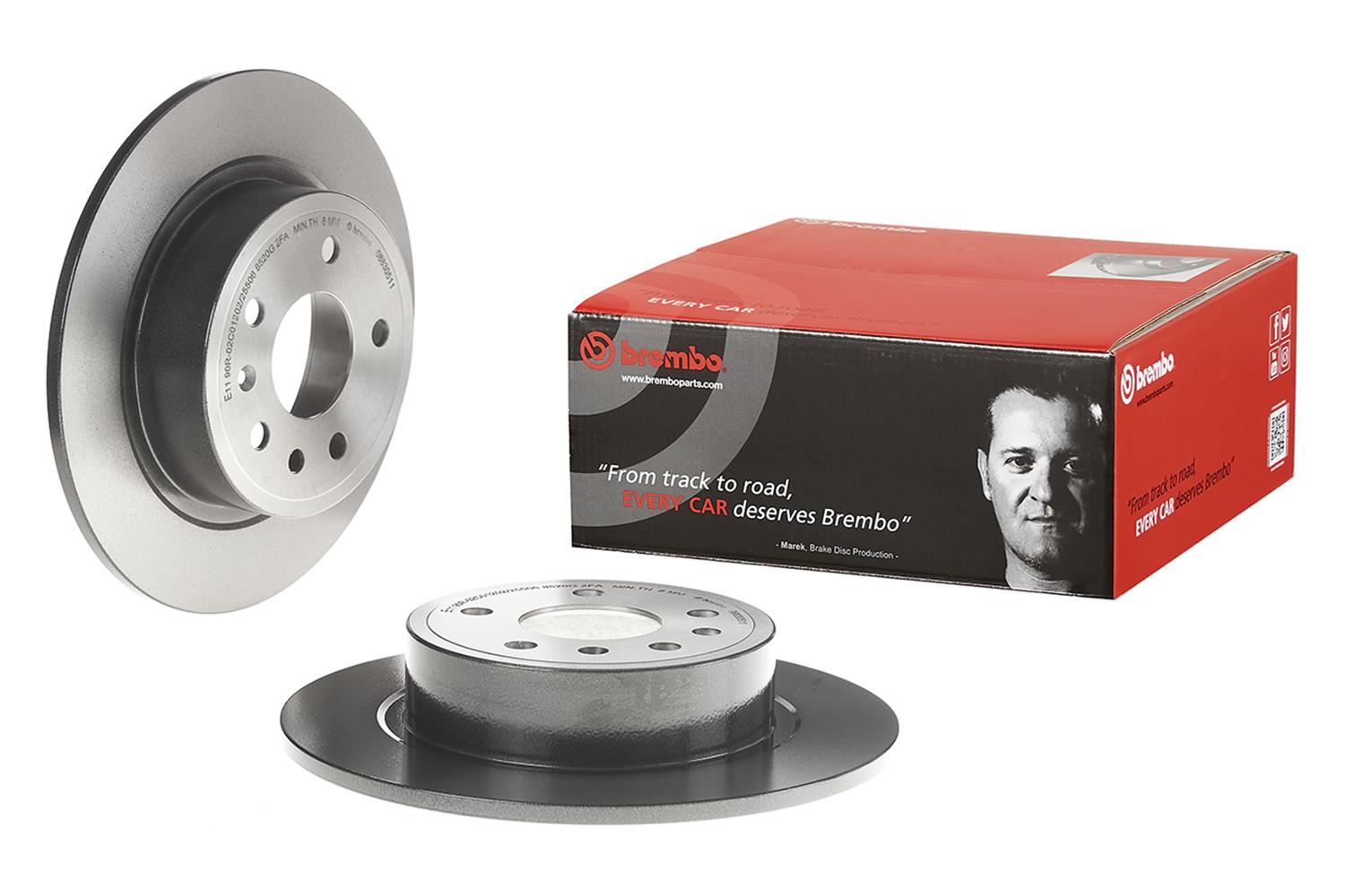 Brembo Premium UV Coated Brake Rotors 08.8305.11
