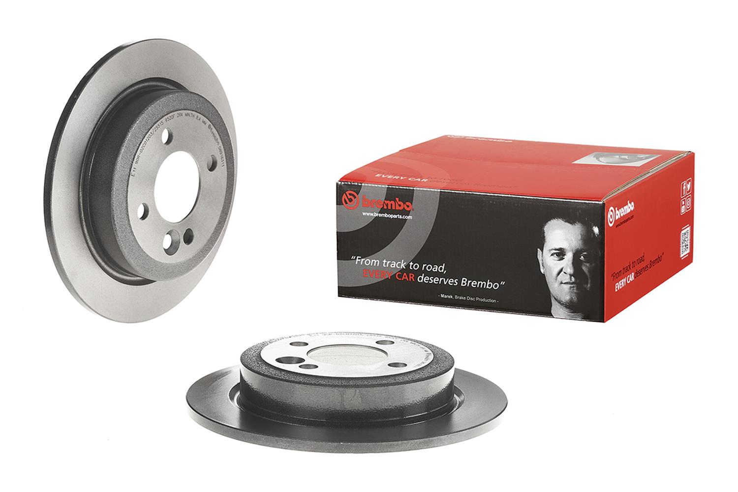 Brembo Premium UV Coated Brake Rotors 08.9163.11