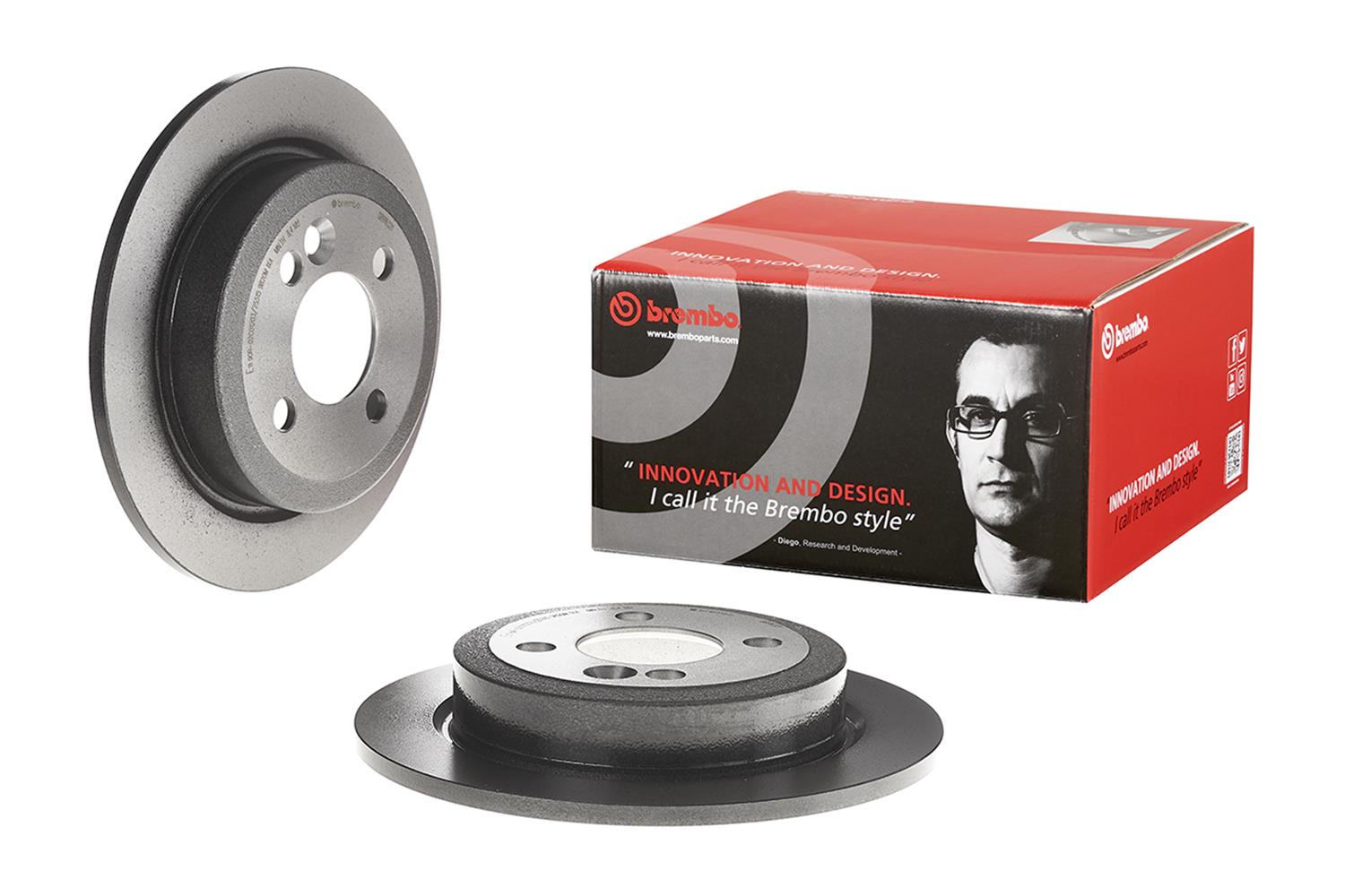 Brembo Premium UV Coated Brake Rotors 08.9163.21