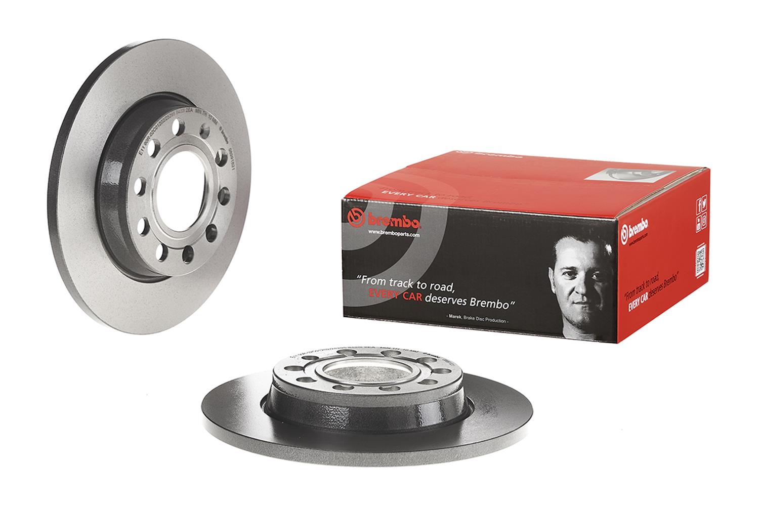 Brembo Premium UV Coated Brake Rotors 08.9918.21