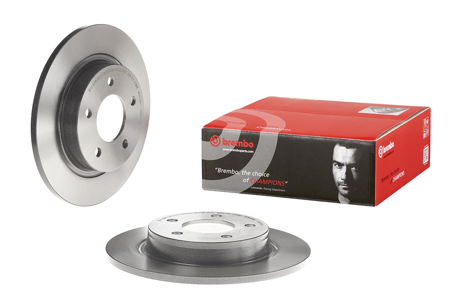Brembo Premium UV Coated Brake Rotors 08.9975.21