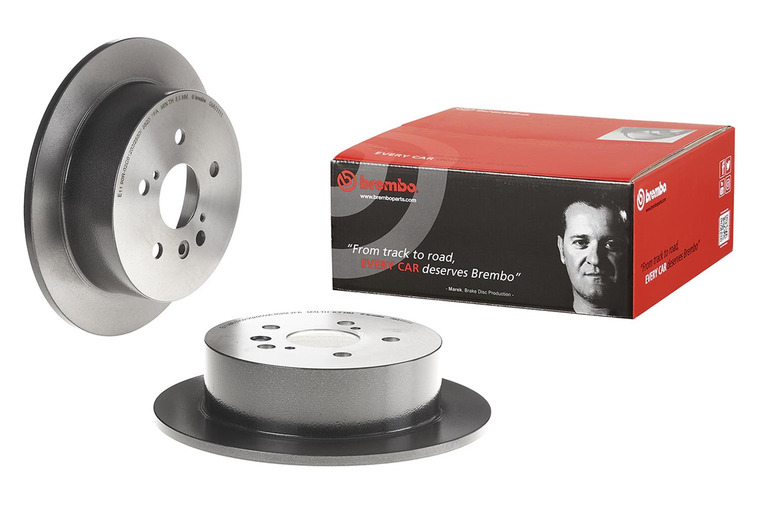 Brembo Premium UV Coated Brake Rotors 08.A111.11
