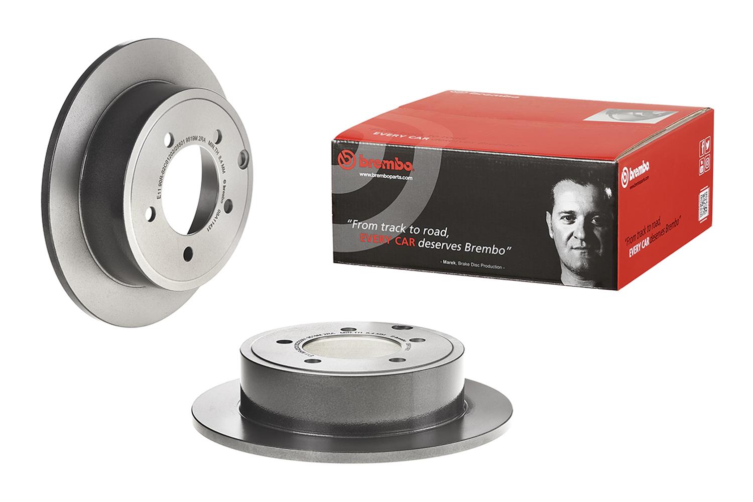 Brembo Premium UV Coated Brake Rotors 08.A114.31