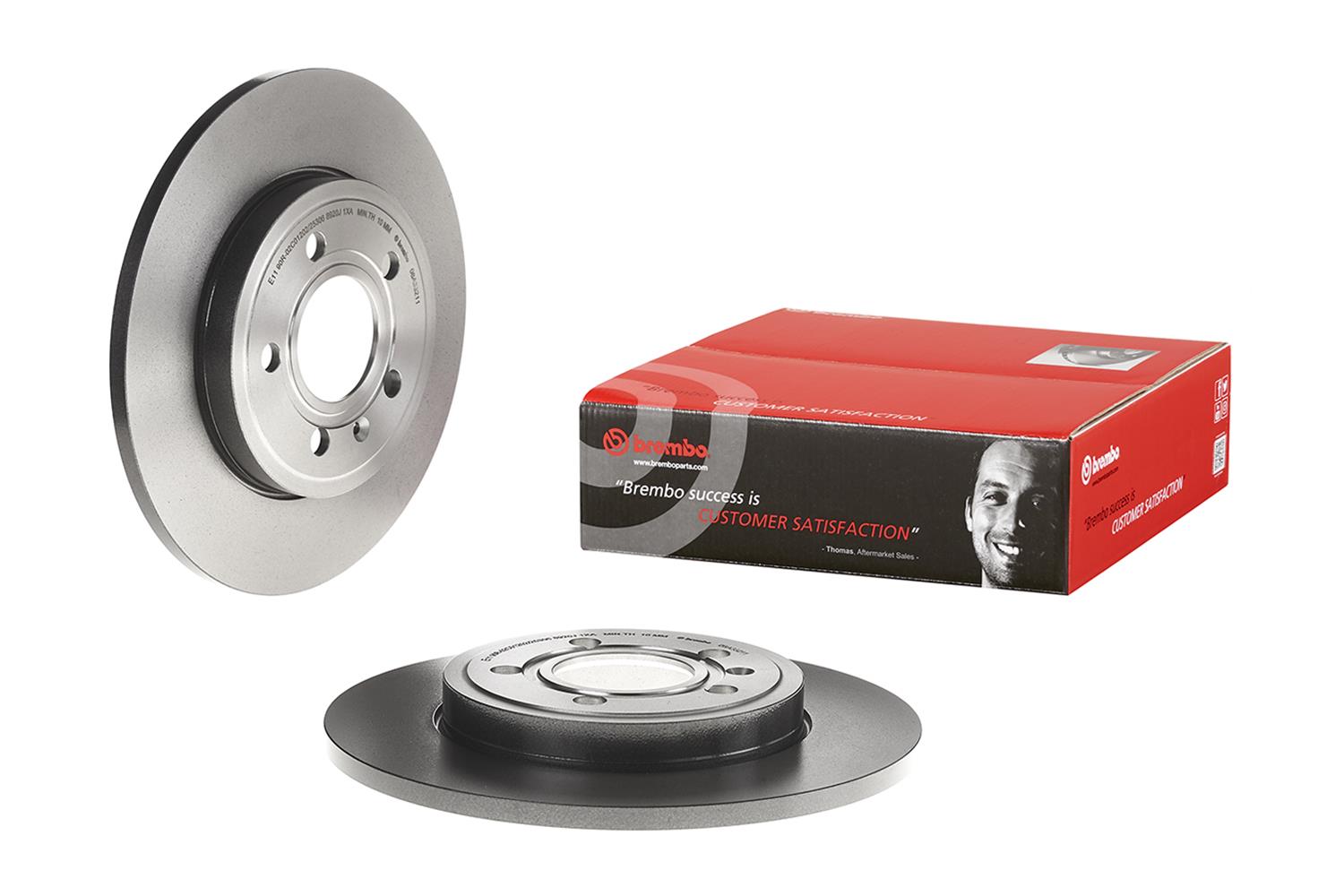 Brembo Premium UV Coated Brake Rotors 08.A332.11
