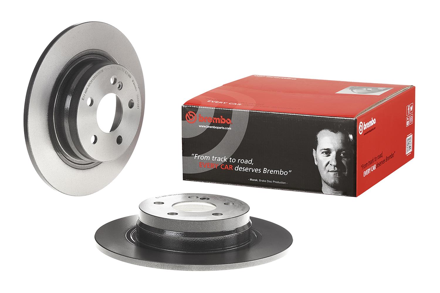Brembo Premium UV Coated Brake Rotors 08.A612.41