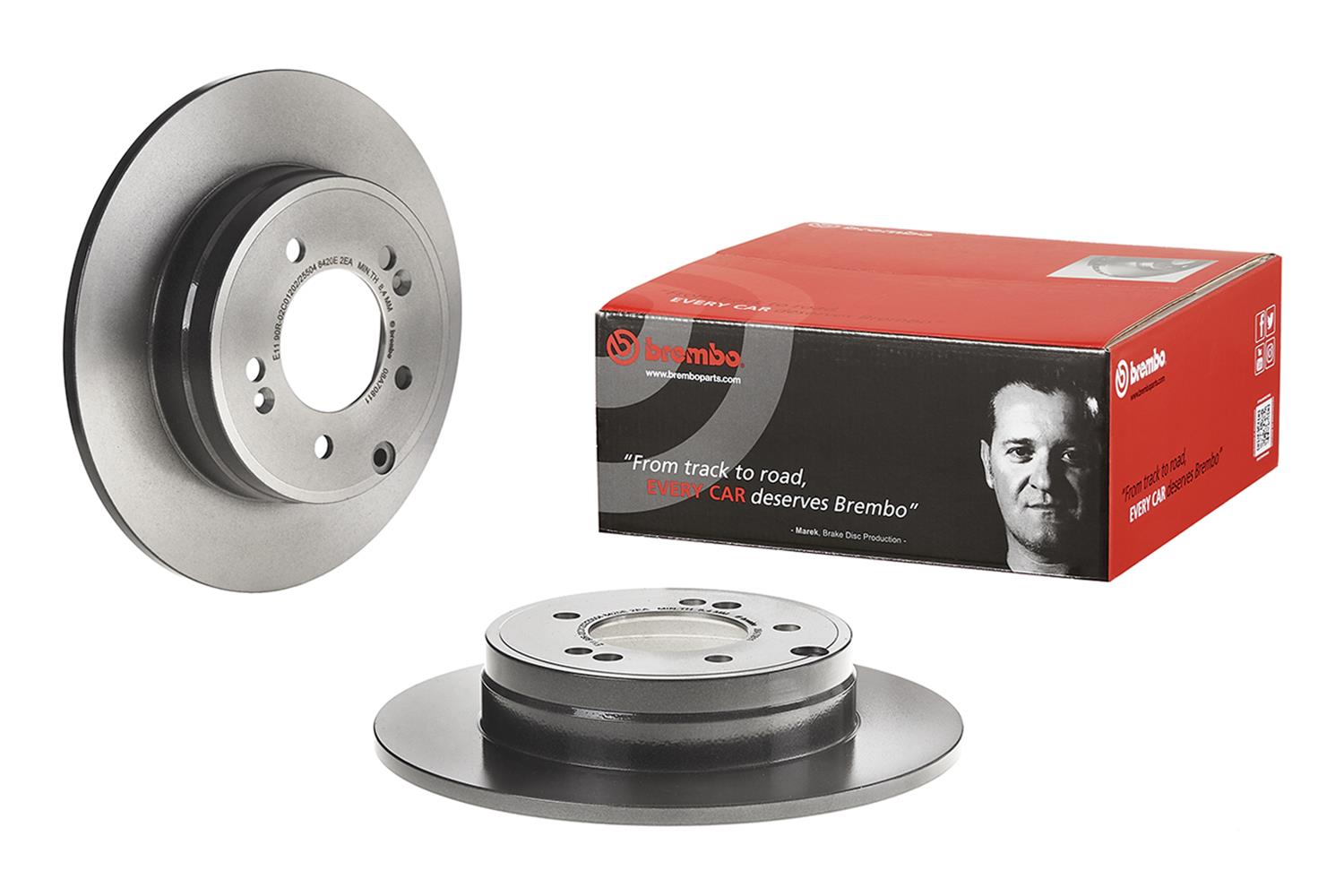 Brembo Premium UV Coated Brake Rotors 08.A708.11