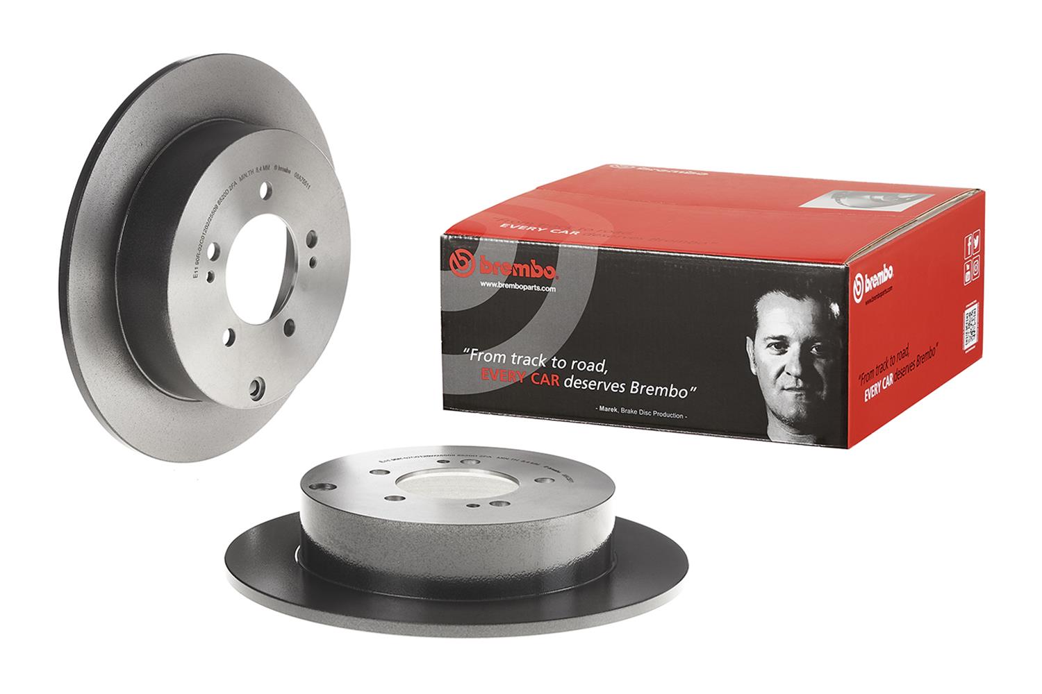 Brembo Premium UV Coated Brake Rotors 08.A755.11