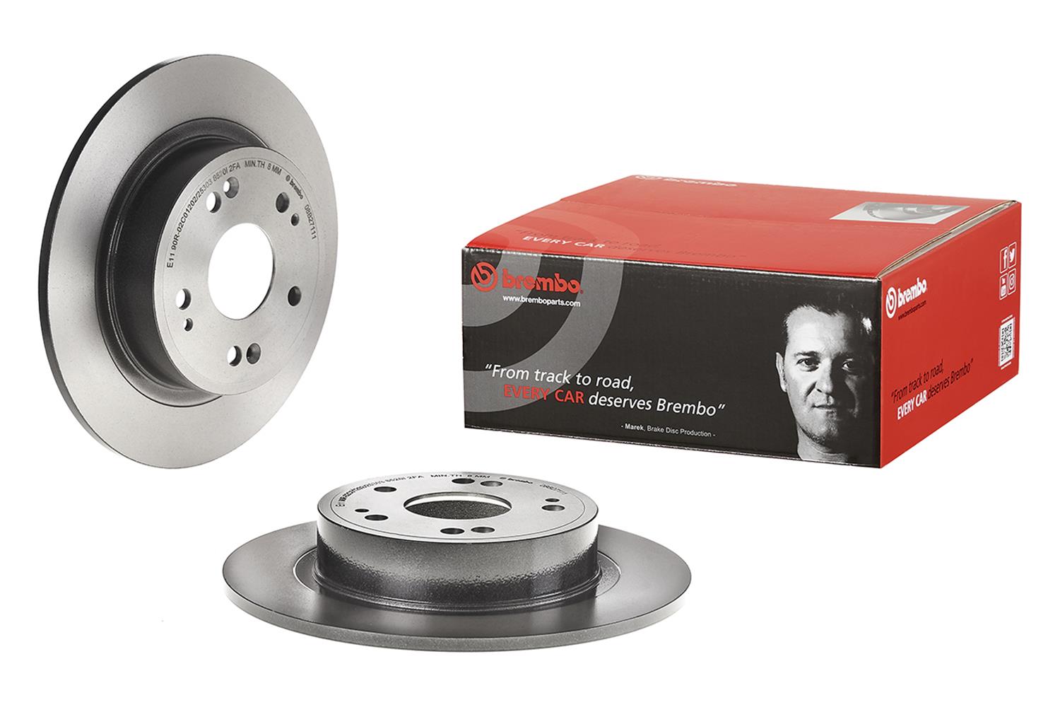Brembo Premium UV Coated Brake Rotors 08.B271.11