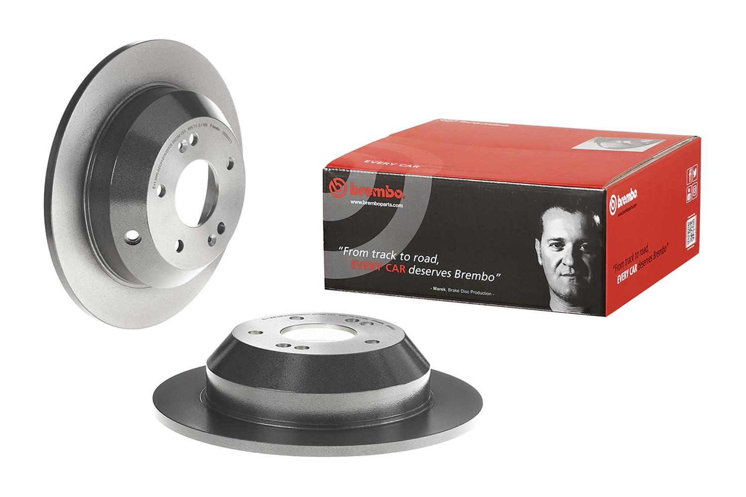 Brembo Premium UV Coated Brake Rotors 08.B605.11