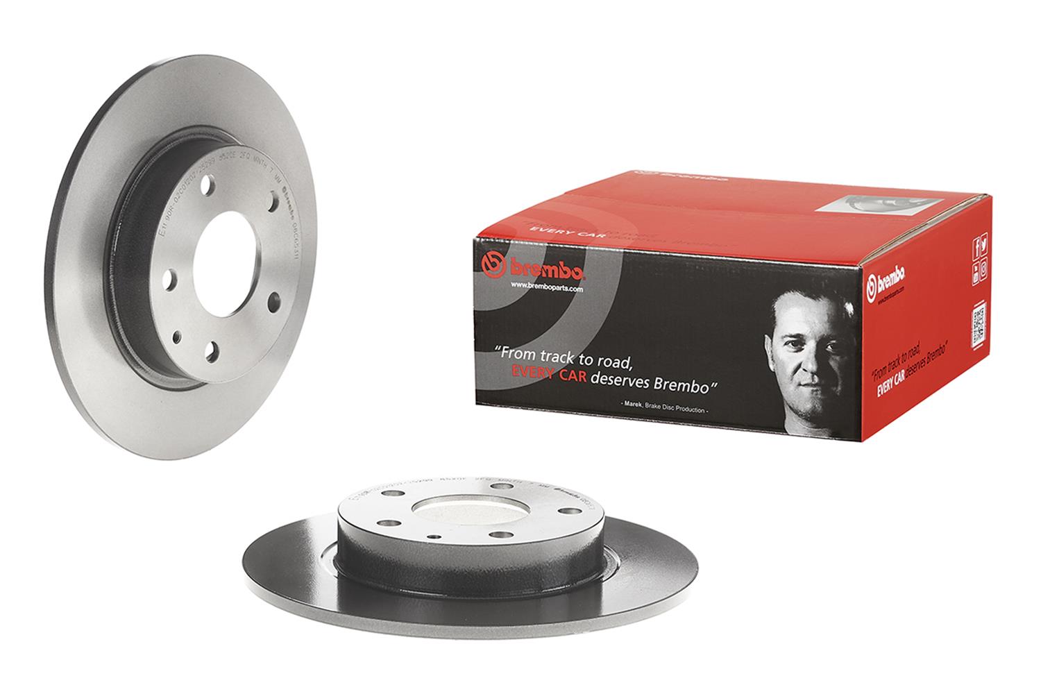 Brembo Premium UV Coated Brake Rotors 08.C653.11