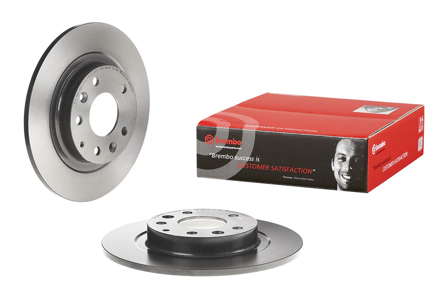 Brembo Premium UV Coated Brake Rotors 08.D222.11