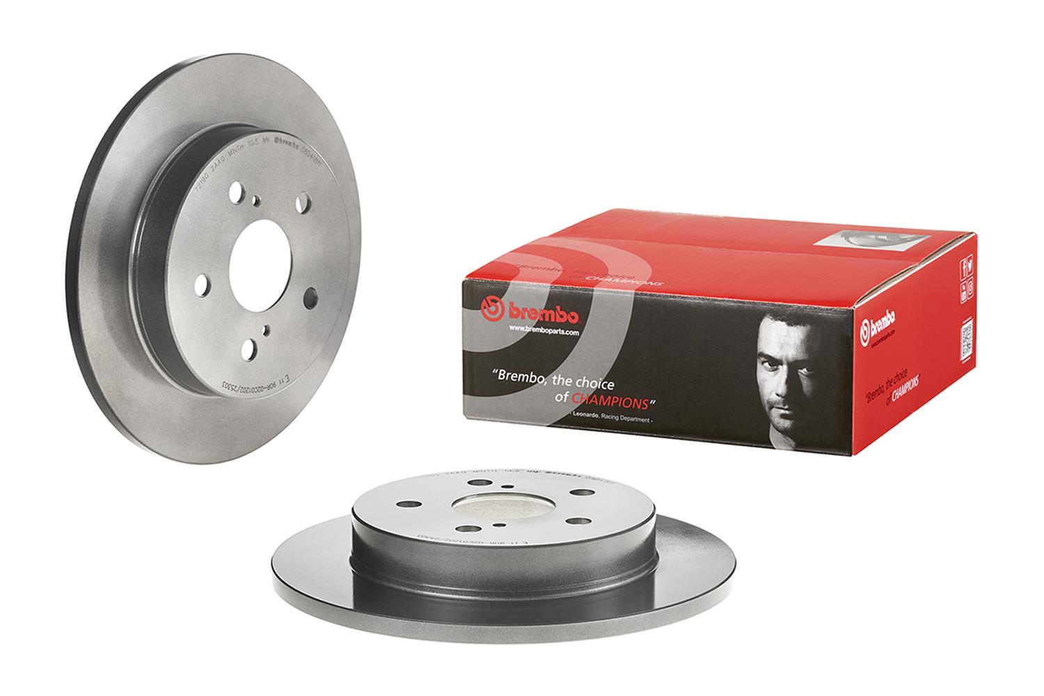 Brembo Premium UV Coated Brake Rotors 08.D418.11