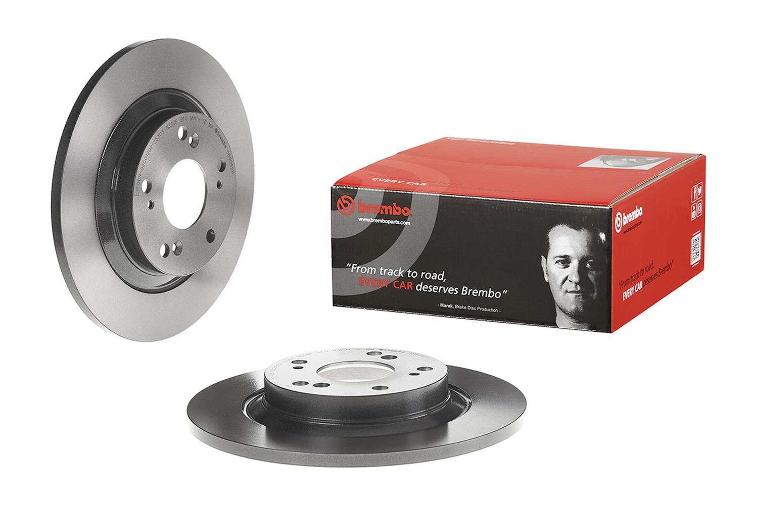Brembo Premium UV Coated Brake Rotors 08909211
