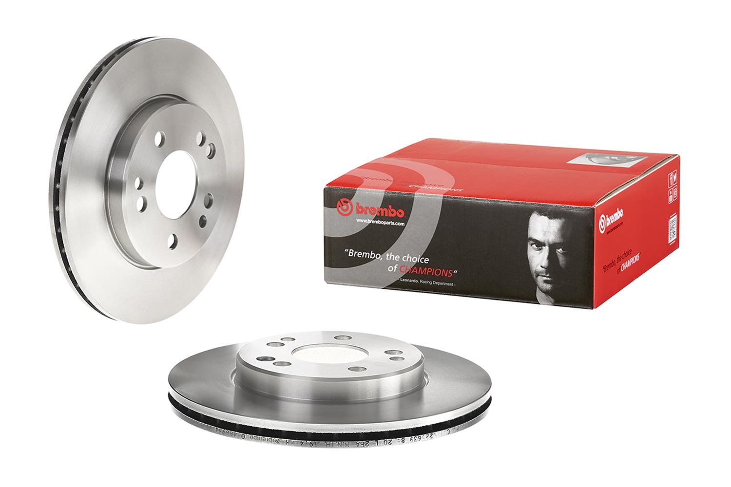 Brembo Premium UV Coated Brake Rotors 09.4869.34