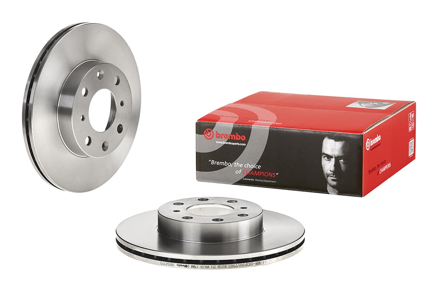 Brembo Premium UV Coated Brake Rotors 09.5023.10