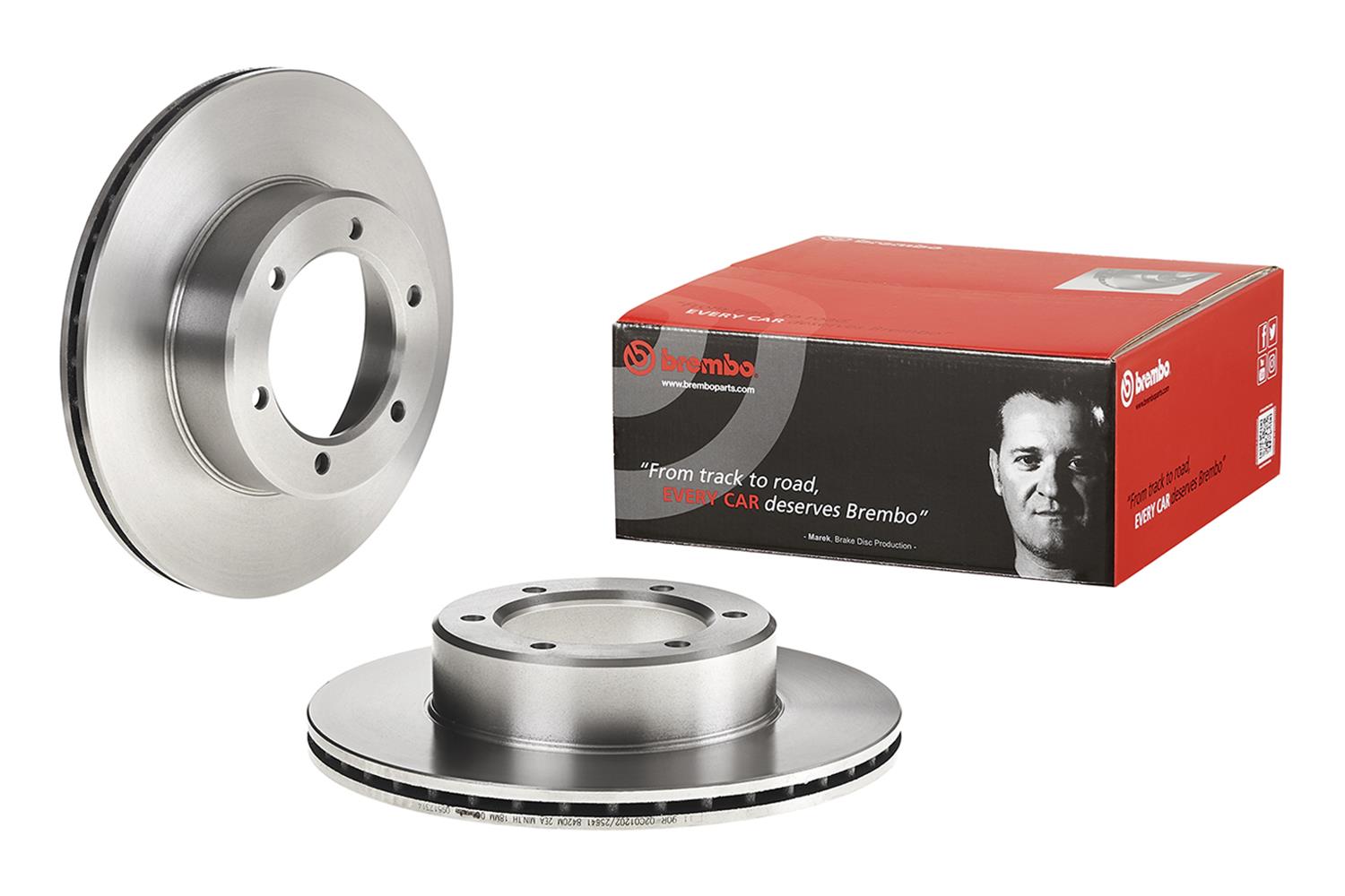 Brembo Premium UV Coated Brake Rotors 09.5173.14