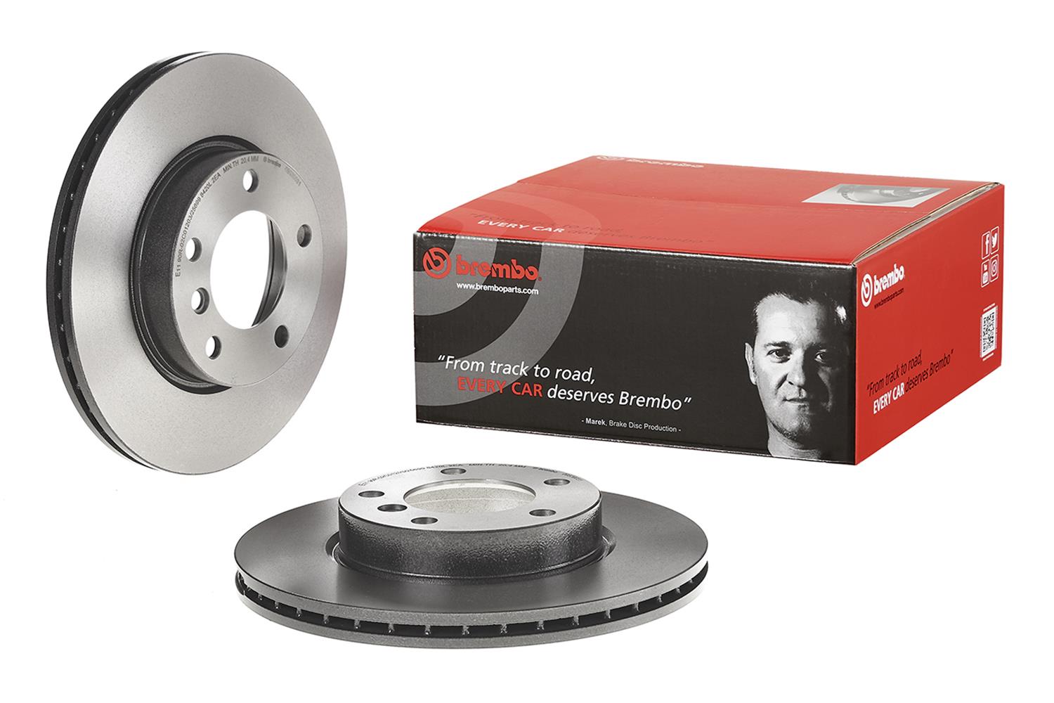 Brembo Premium UV Coated Brake Rotors 09.5390.31