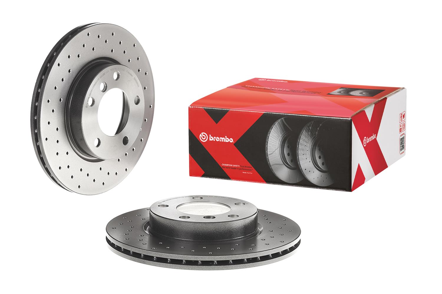 Brembo Premium UV Coated Brake Rotors 09.5390.3X
