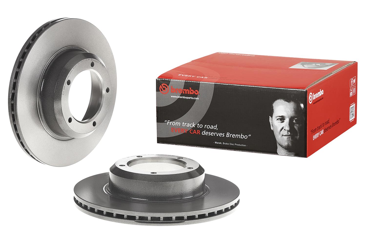 Brembo Premium UV Coated Brake Rotors 09.5488.11