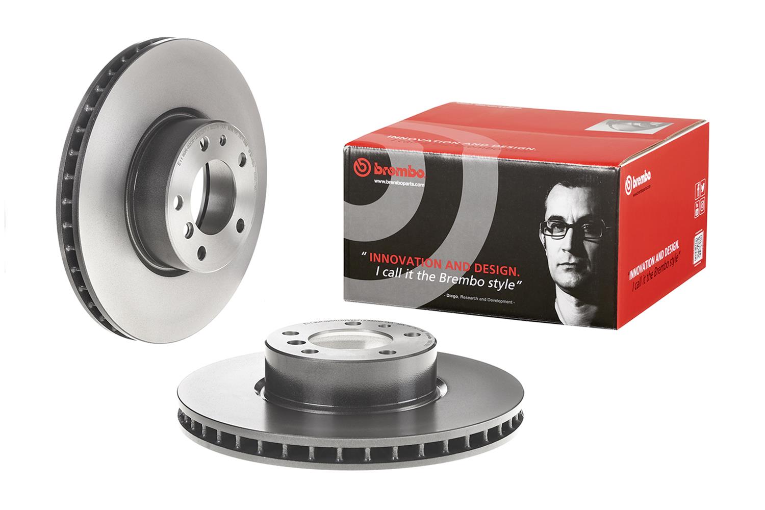Brembo Premium UV Coated Brake Rotors 09.5579.21